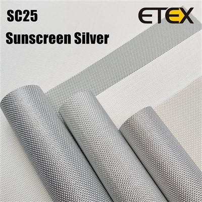 בדי תריסי קרם הגנה SC25 כסף מתכתי